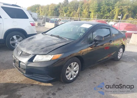 2012 Honda Civic Lx from USA, damaged, VIN 2HGFG3B51CH502775